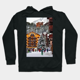 Les Arcs Arc 1950 French Alps France Hoodie